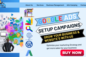 setup optimise and manage your google ads campaigns