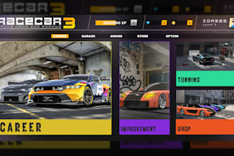 create  2d game graphics design and UI