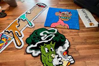 make a real custom rug with this or your