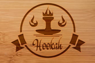 create a professional kitchen, restaurant, bar lounge, hookah logo design