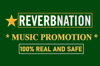 do organic promotion for reverbnation music promotion