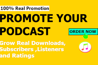 do promote your podcast to grow real ratings