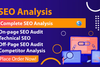 provide detailed SEO audit and competitor website analysis report