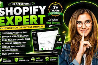 do shopify api integration and custom app development