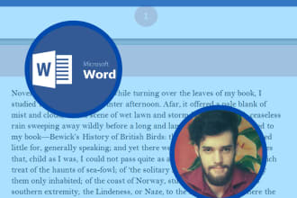 edit, design and format your word document