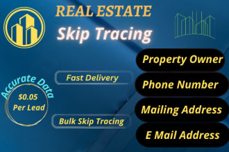 do best real estate skip tracing  in bulk
