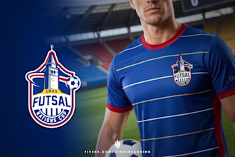 badass sports, football logo, or tournament crest