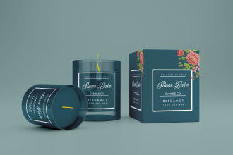 do candle and product label