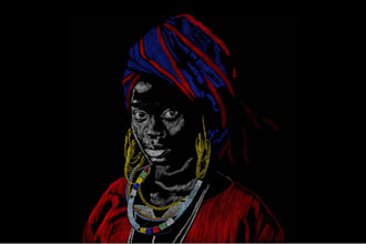 draw scribble art illustration of any character for you
