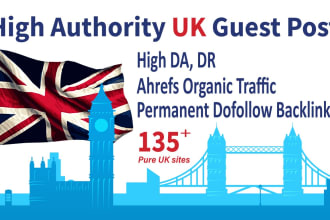 do a high da UK guest post with authority UK backlinks