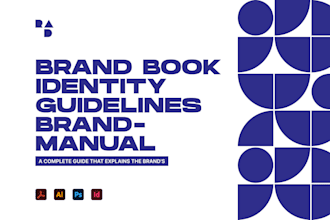 design a brand book identity manual