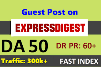 do guest post on express digest with dofollow backlinks