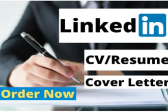 write and edit your CV, resume, cover letter and linkedin