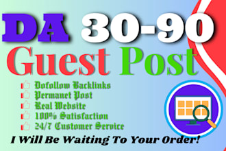 do guest post, niche edit, link insert on 50 plus sites with dofollow backlinks