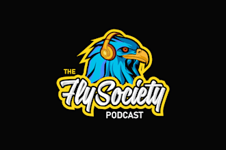 do pro caricature portrait podcast cover art and logo design