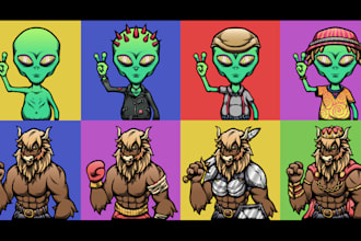 draw unique crypto nft art