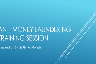 provide aml kyc and due diligence training material