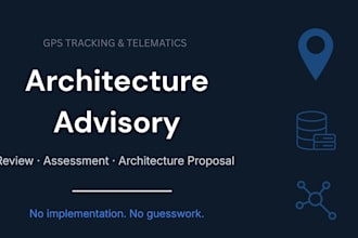 provide gps tracking architecture review and technical advisory