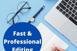 provide professional editing in english