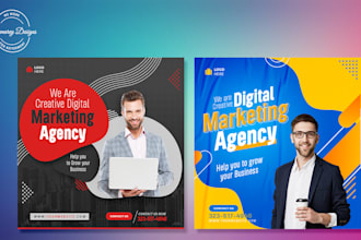 design modern banner ads for your business
