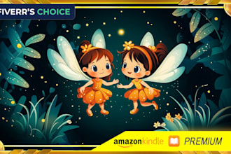 do children story book illustration and be children picture book illustrator