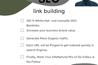 create high authority SEO profile link for your website