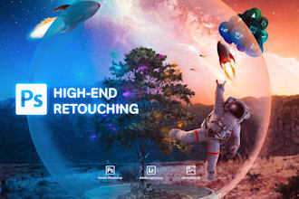 retouch high end photos for brands and commercial projects