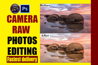 do camera raw photos editing for you