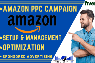 setup and manage amazon ppc campaigns, amazon sponsored ads advertising