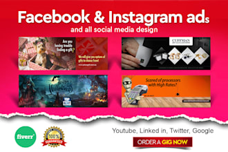 create facebook, instagram cover banner design