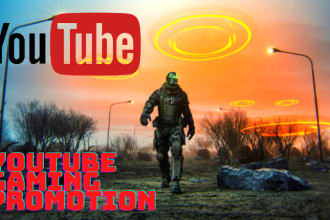 youtube gaming promotion, twitch channel promotion