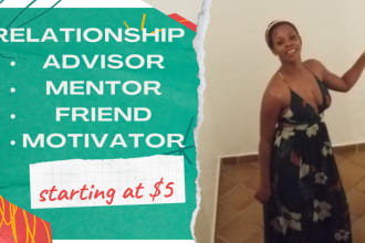 be your relationship advisor and mentor