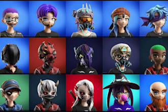 3d character modeling, 3d nft art, nft design, 3d nft character, nft collection