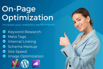 optimize website onsite or onpage seo optimization for ecommerce, wordpress