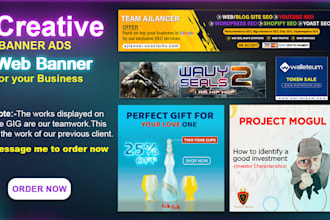 do eye catching banner ads web banner design