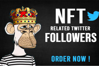 do twitter marketing for nft crypto related followers growth
