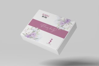 do box design, mailer box, subscription box design and mockup