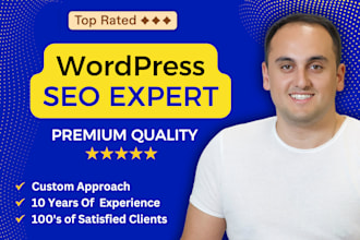 be your wordpress SEO expert, monthly service packages