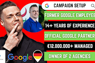 setup for you google ads adwords PPC campaigns from scratch