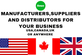 find USA distributors, manufacturers or wholesalers for your business