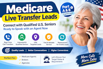 provide medicare live transfer leads