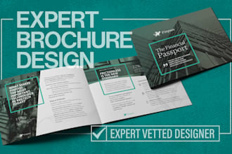 design a professional brochure tailored to your brand