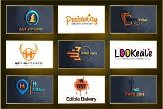 be your professional brand logo creation in just 8 hrs