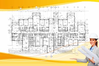 do building floor plans drawing , section, elevations