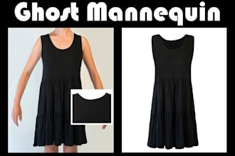 do ghost mannequin and neck services