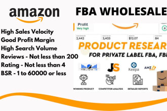 do amazon fba wholesale product hunting and product research