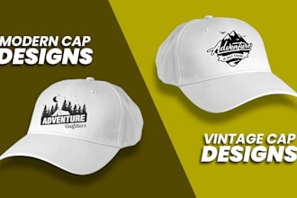 do logo,cap and hat designs for you