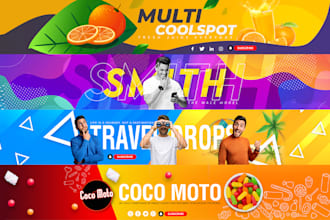 design a perfect youtube banner art