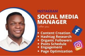 be your instagram social media manager and content creator