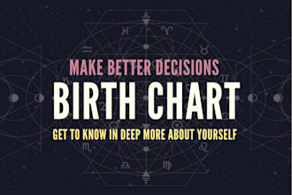 do a deep analysis of your birth chart